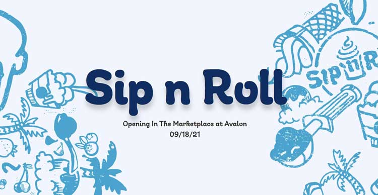 Roll by Marketplace at Avalon Park for Dessert at Sip 'n Roll Creamery